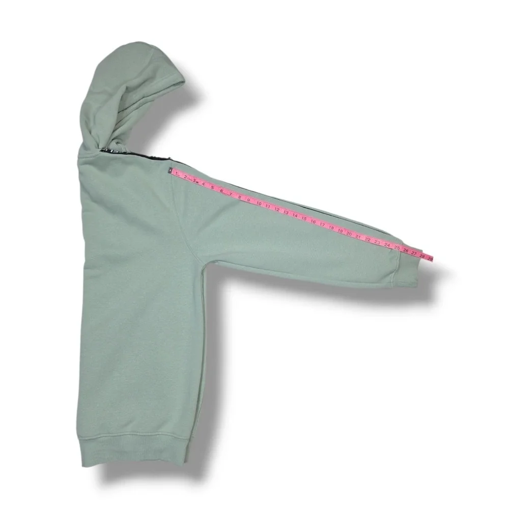 True Religion Logo Pullover Drawstring Mint‎ Green Hoodie Men's 3XL Fits 2XL